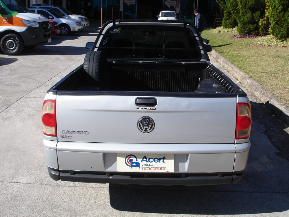 Comprar Picape Volkswagen Saveiro 1.6 G4 Titan Flex Prata 2009 em